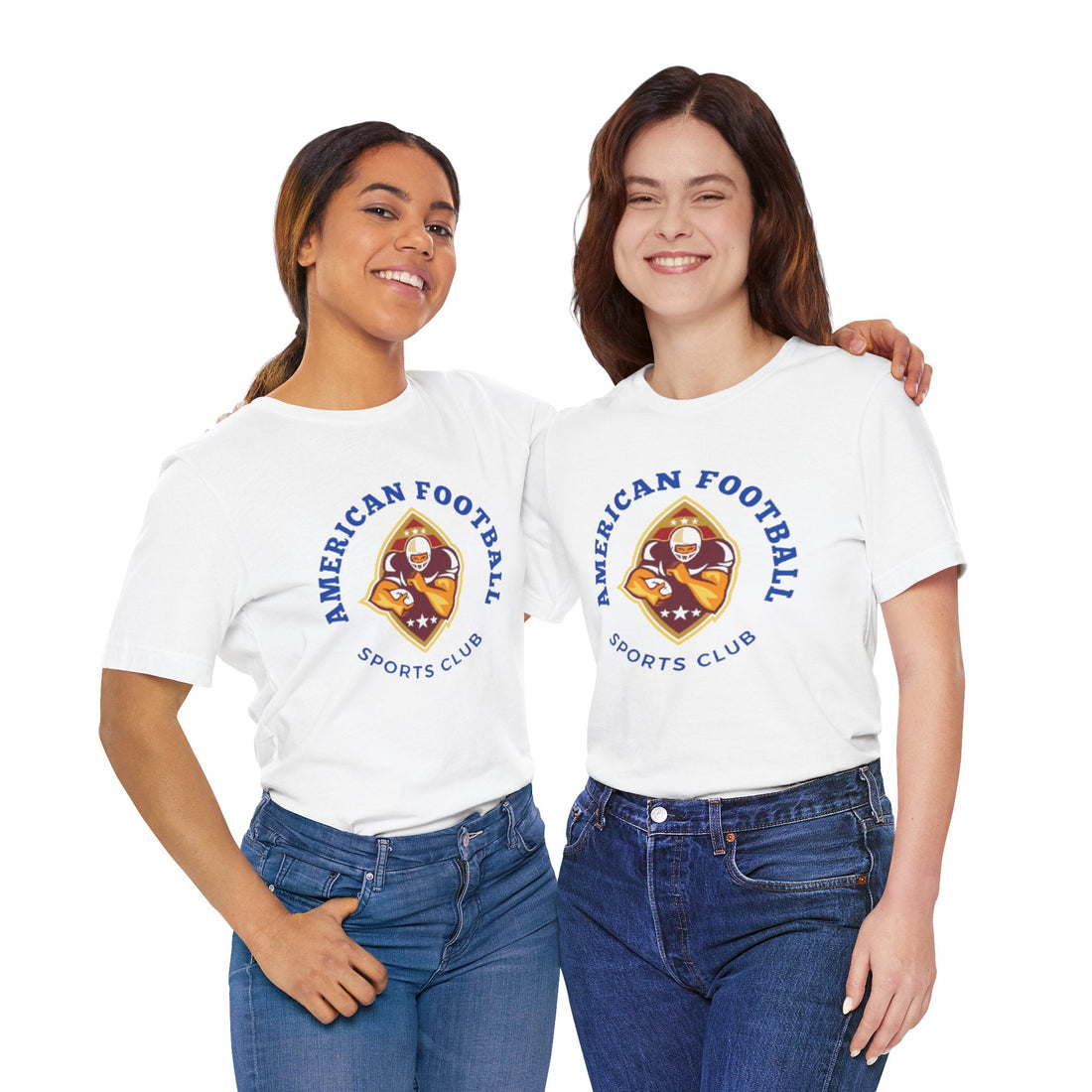 Unisex Graphic Tee - American Football Printed Tee - Sporty Gift Shirt