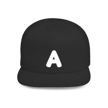 Flat Bill Snapback Hat — Classic Flat-Brim Baseball Cap