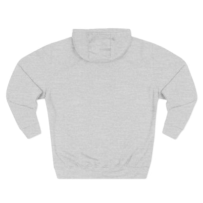 Pizza I  NY Hoodie — Cozy Grey Fleece Pullover