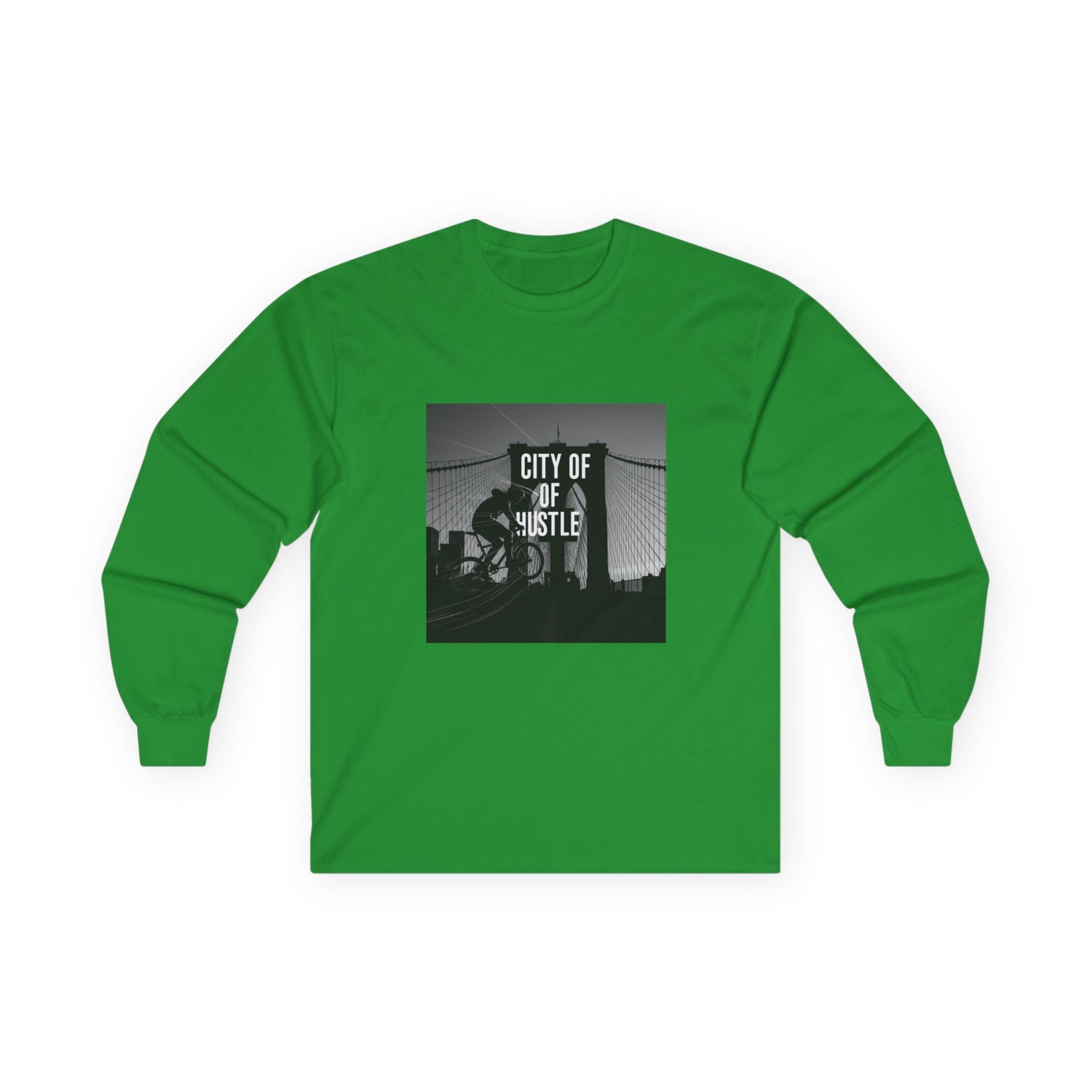 City of Hustle Long Sleeve Tee - Unisex Ultra Cotton T-Shirt for Urban Adventurers