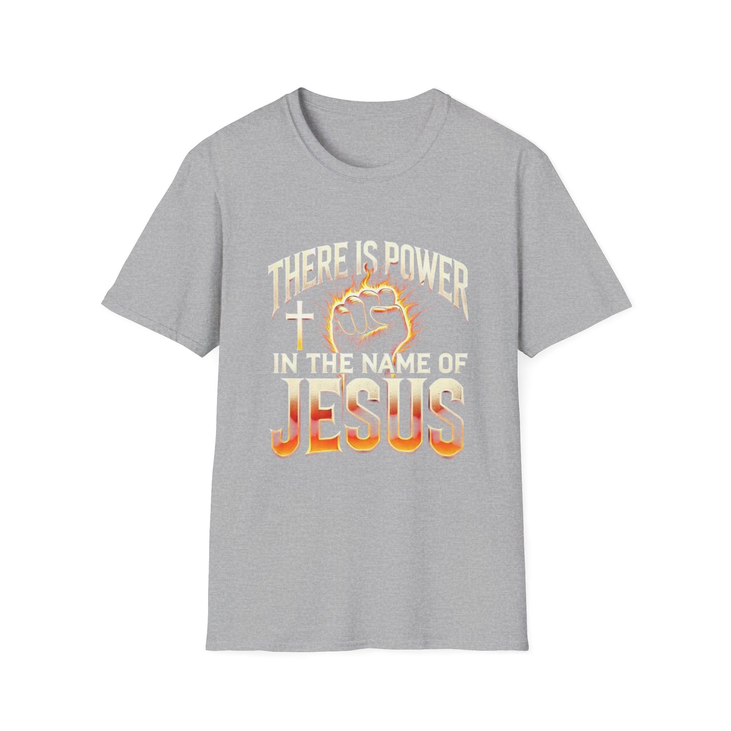 There Is Power In Jesus T-Shirt — Christian Faith Graphic Tee