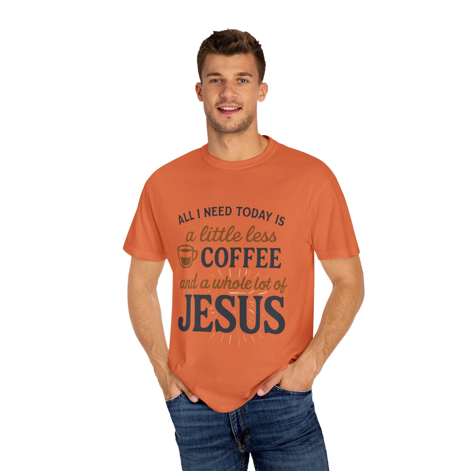 Coffee and Jesus Unisex T-Shirt, Faith-Based Gift, Relaxed Fit Tee, [...]