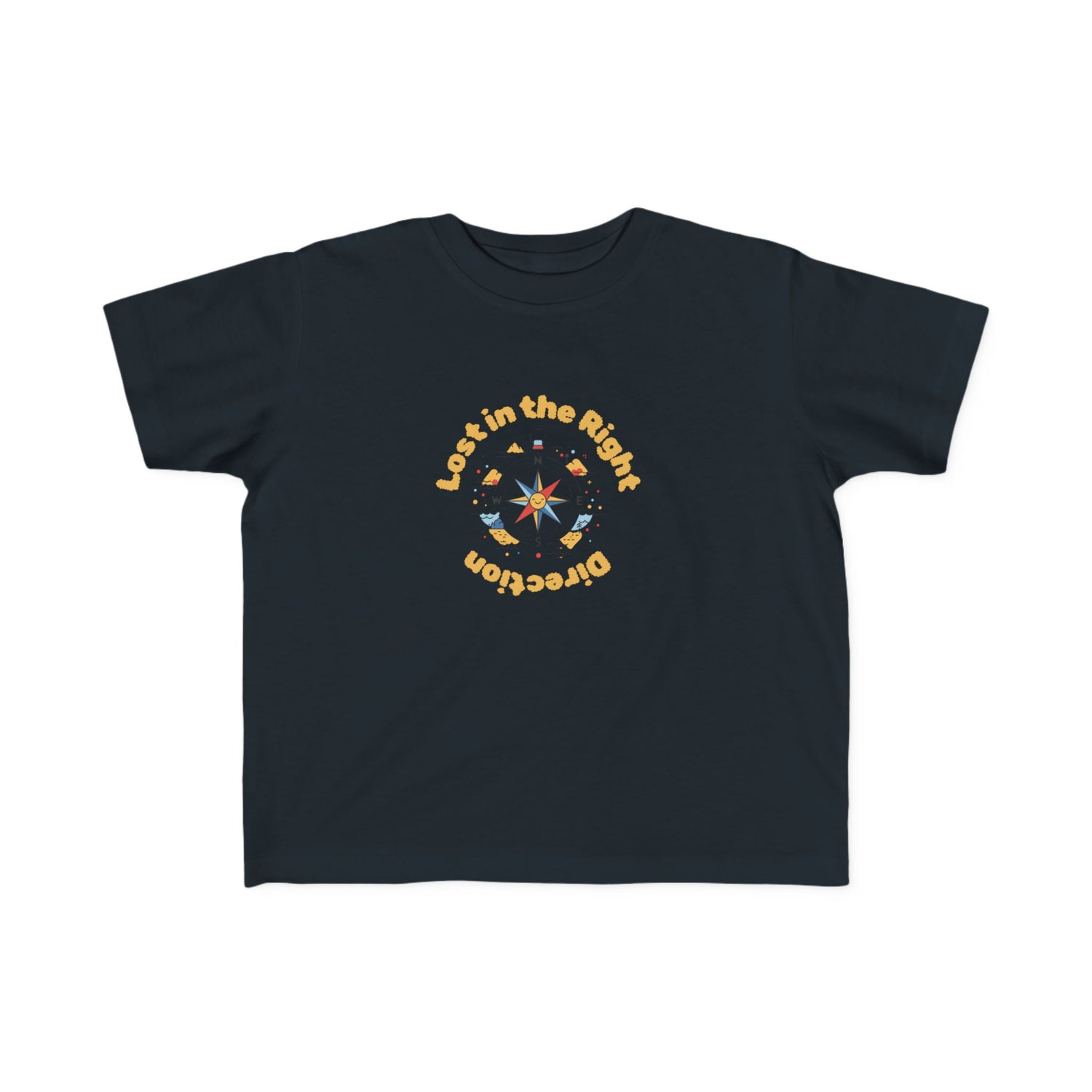 Toddler Tee — "Lost in the Right Direction" Adventure Shirt