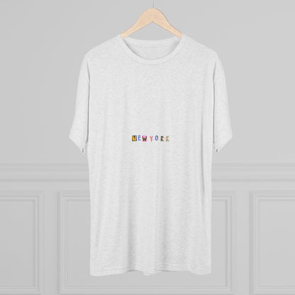 New York Graphic Unisex Tri-Blend Tee - Casual City Vibe