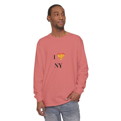 I ❤️ NY Pizza Long Sleeve T-Shirt - Unisex hoodie with printed logo