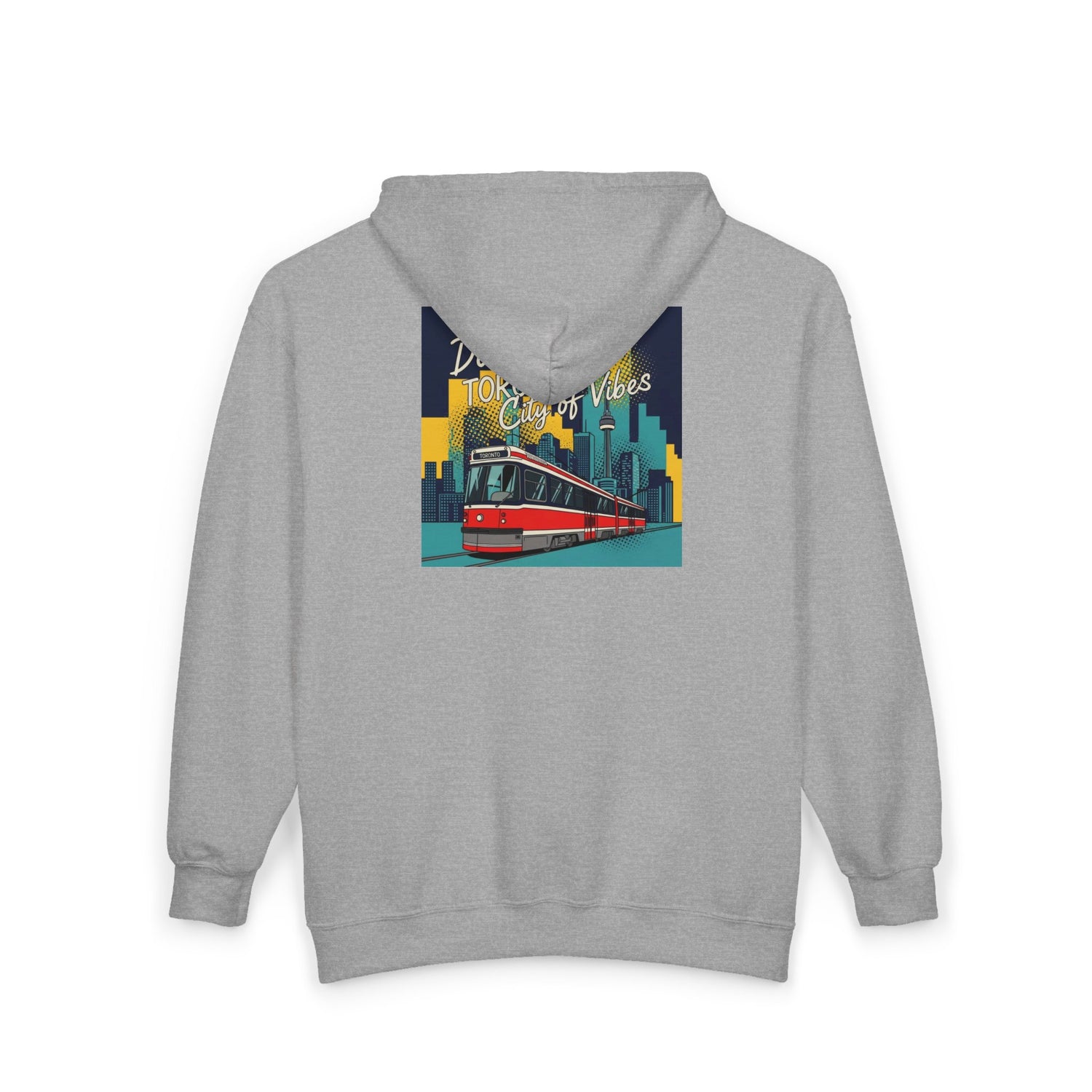 Toronto Tram Hoodie, Cozy Zip-Up Sweatshirt, City Life Apparel, Toronto [...]
