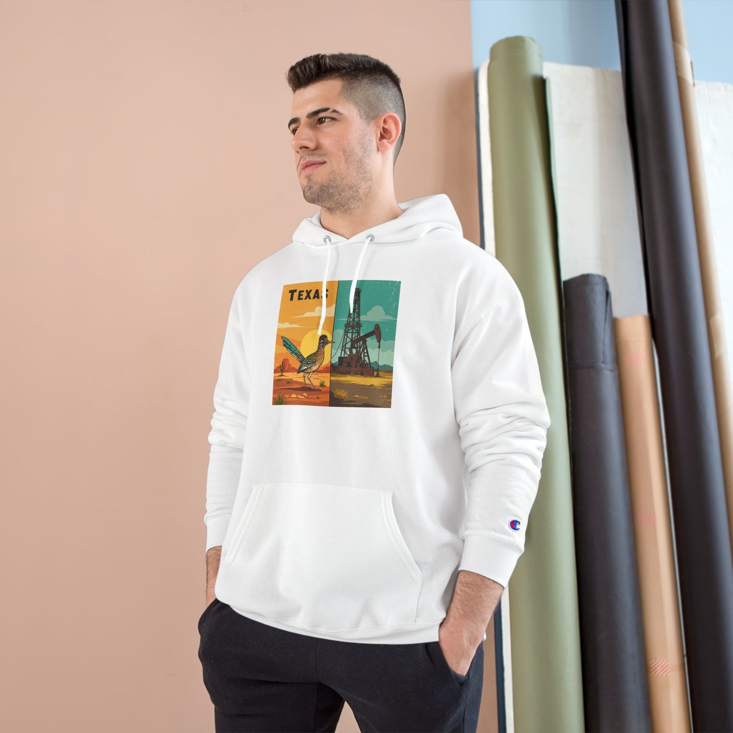 Texas Champion Hoodie - Vintage-Inspired Design for Comfort and Style
