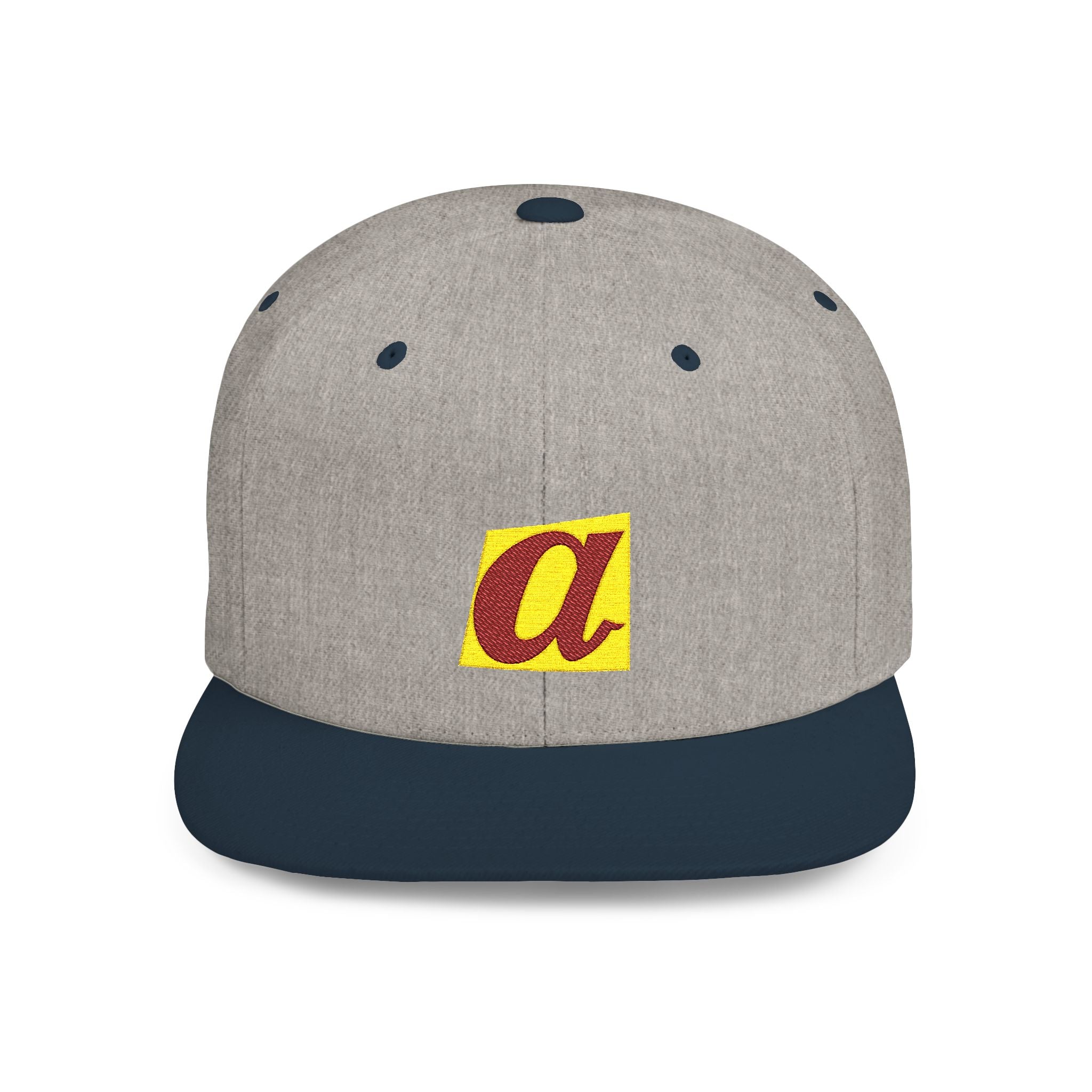 Casual Flat Bill Snapback Hat — Unisex Everyday Cap, Gift for Friends