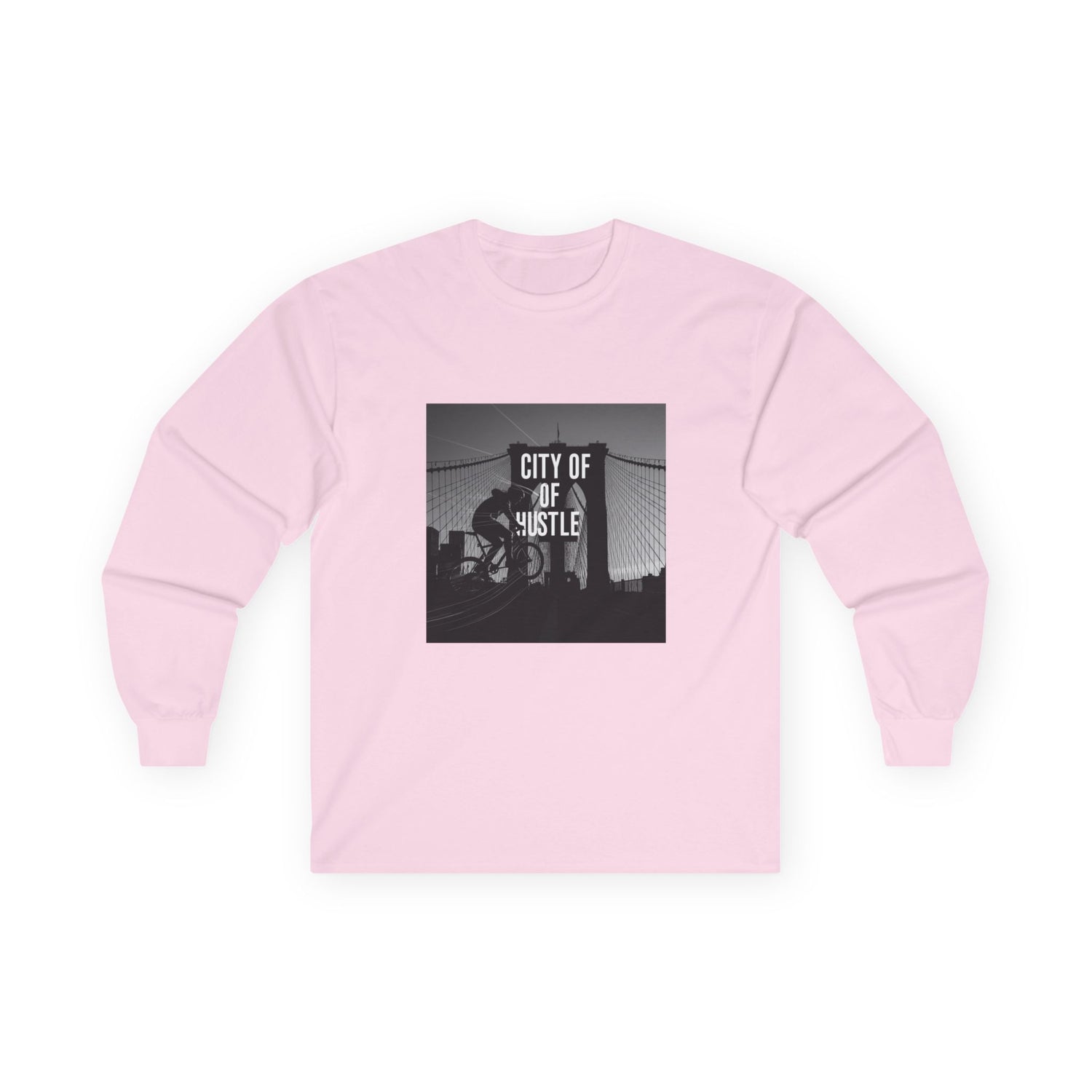 City of Hustle Long Sleeve Tee - Unisex Ultra Cotton T-Shirt for Urban Adventurers