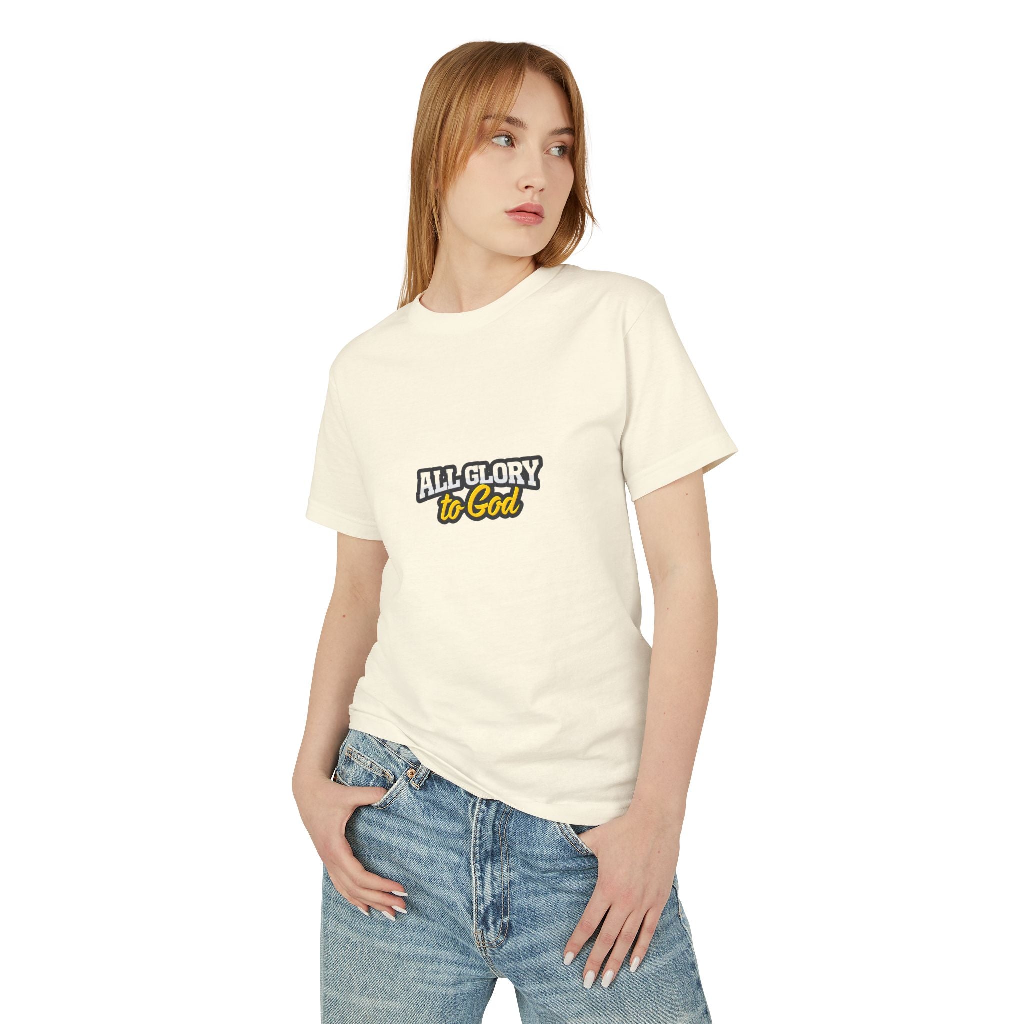 All Glory to God Unisex Heavyweight Tee - crafted with  love of God