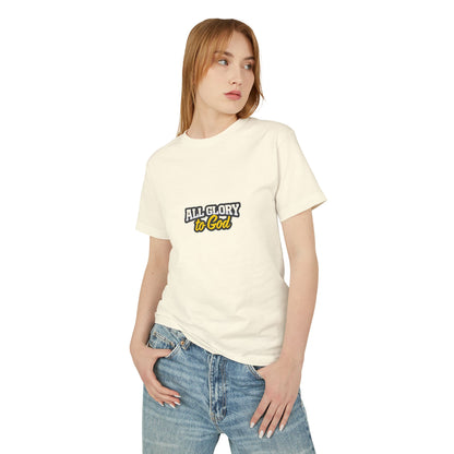 All Glory to God Unisex Heavyweight Tee - crafted with  love of God