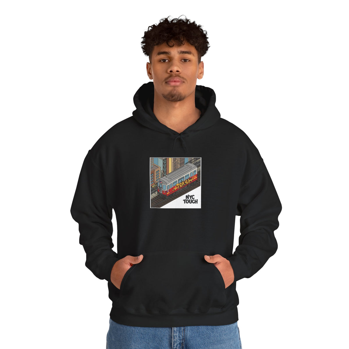 NYC Tough Unisex Hoodie – Cozy Heavy Blend Sweatshirt
