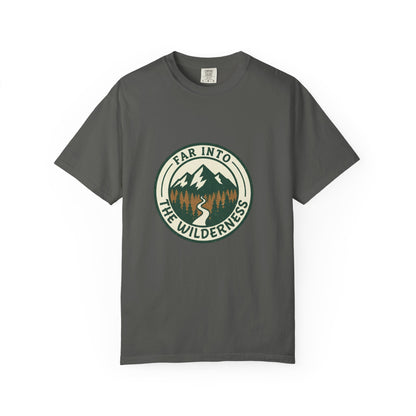 Wander Far, Live Wild T-Shirt - Comfortable Unisex Tee for Nature Lovers