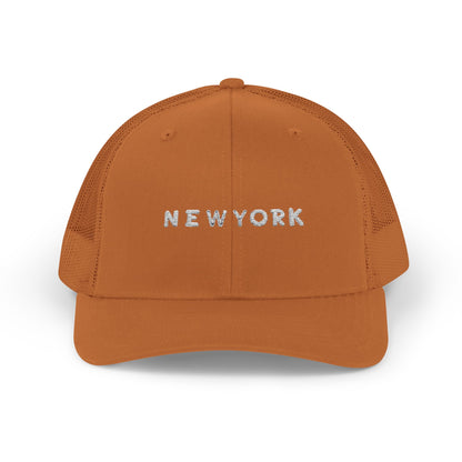 Stylish New York Snapback Trucker Cap, Casual Headwear, Outdoor Adventures, Gift for Friends, Summer Festivals, Trendy Accessory