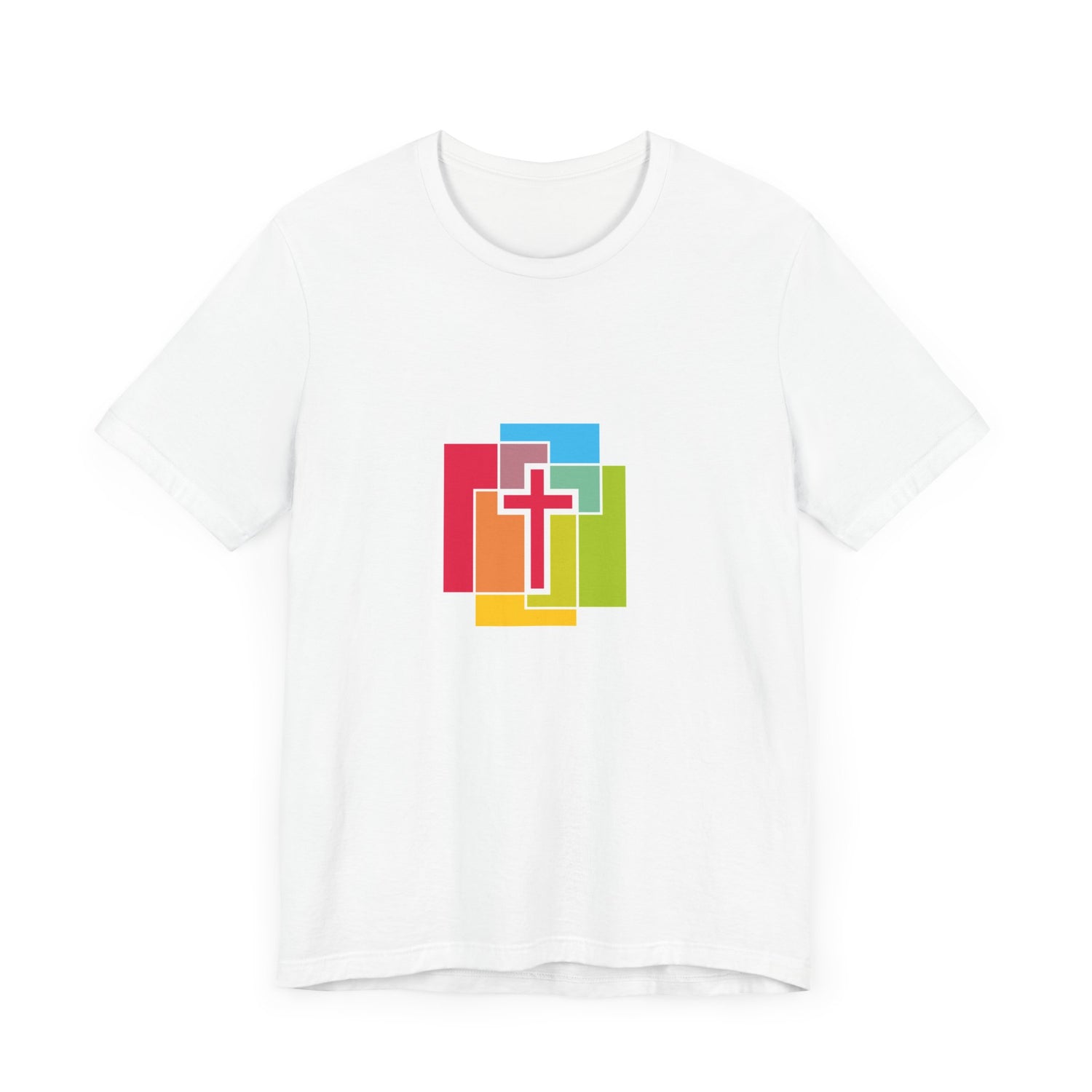Colorful Faith Unisex Jersey Tee – Bright, Uplifting Style for Everyday Inspiration