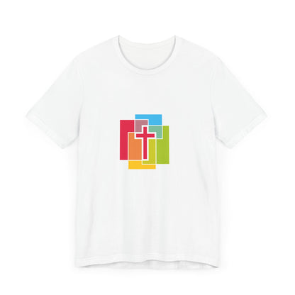 Colorful Faith Unisex Jersey Tee – Bright, Uplifting Style for Everyday Inspiration