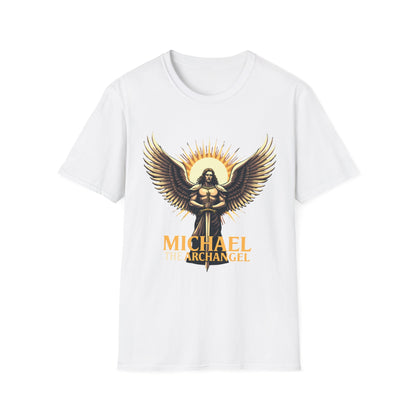 Archangel Michael Unisex Softstyle T-Shirt - Inspirational Divine Design
