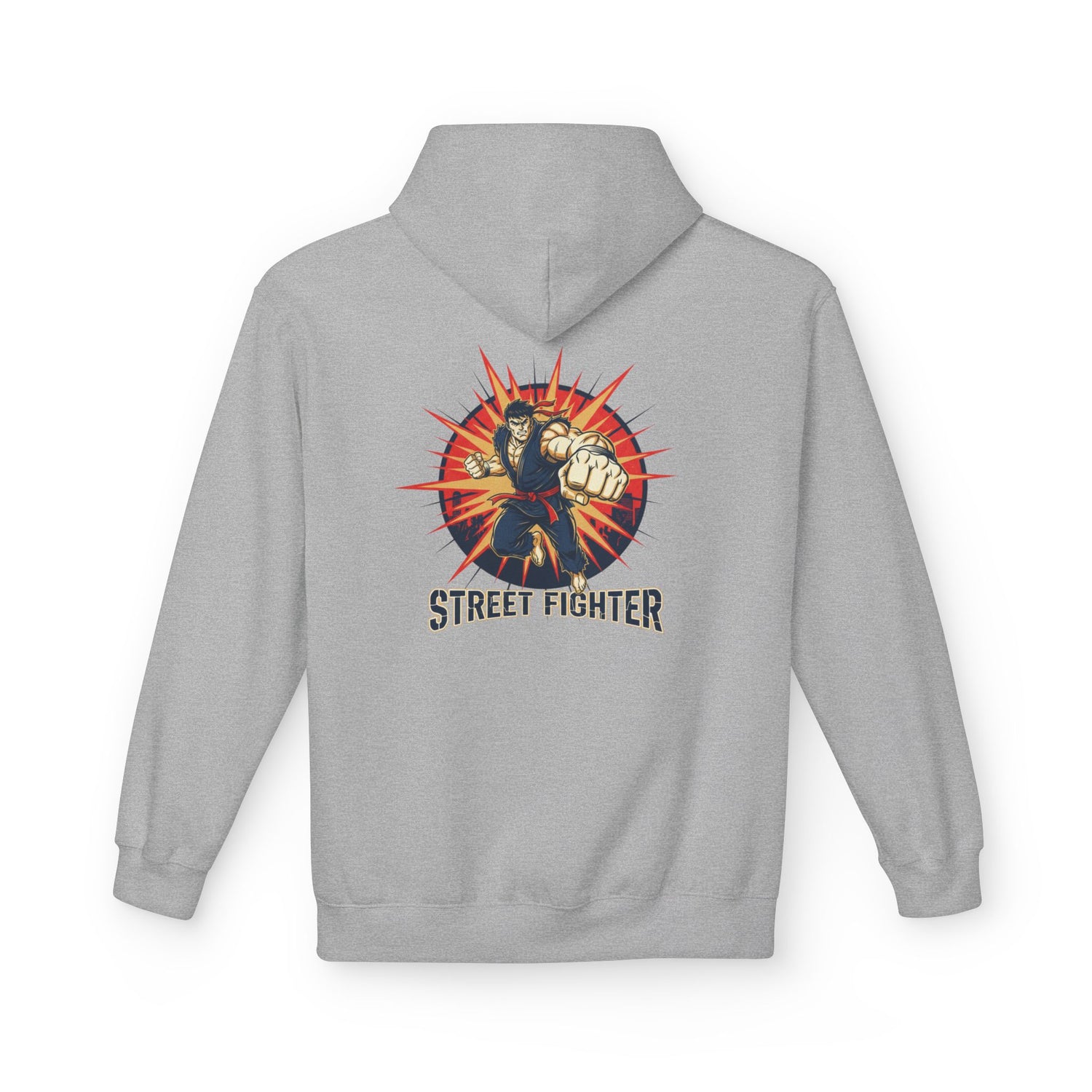 Street Fighter Fist Hoodie | Retro Arcade Fighter Design