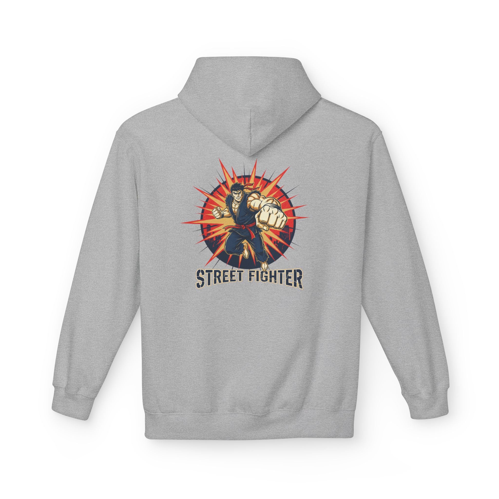 Street Fighter Fist Hoodie | Retro Arcade Fighter Design