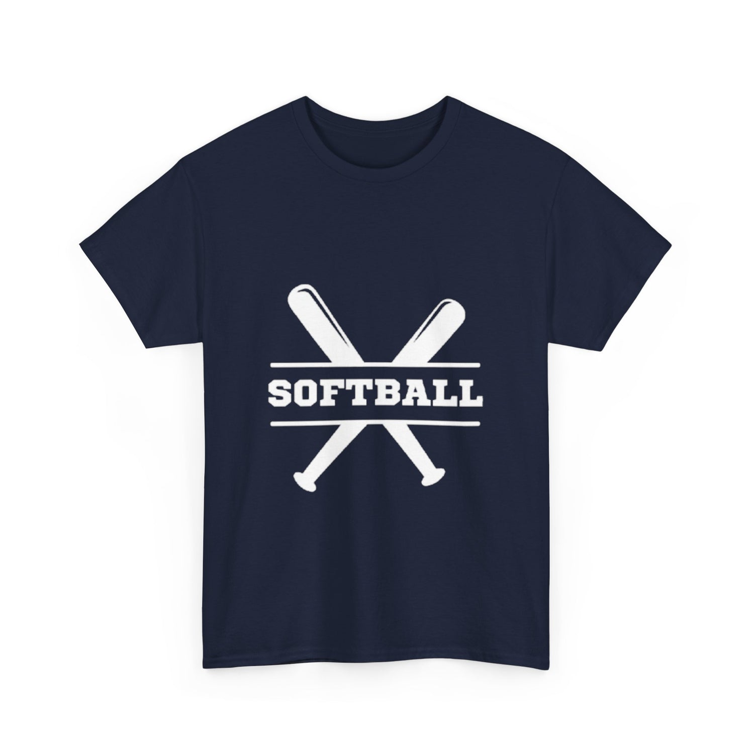 Unisex Heavy Cotton Tee - SoftBall Printed  T-Shirt - Comfortable Casual Wear Tee - Unique Graphic Tee - Gift