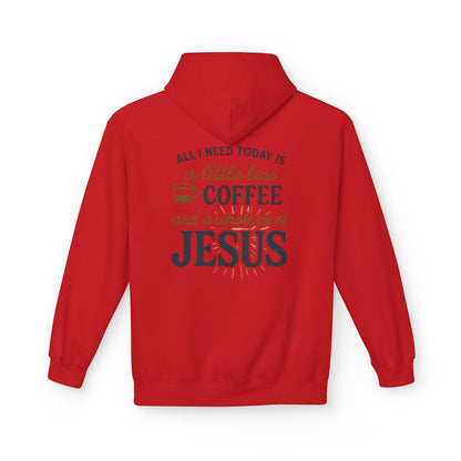 All I Need Today Is Coffee &amp; Jesus Hoodie, Inspirational Sweatshirt, [...]