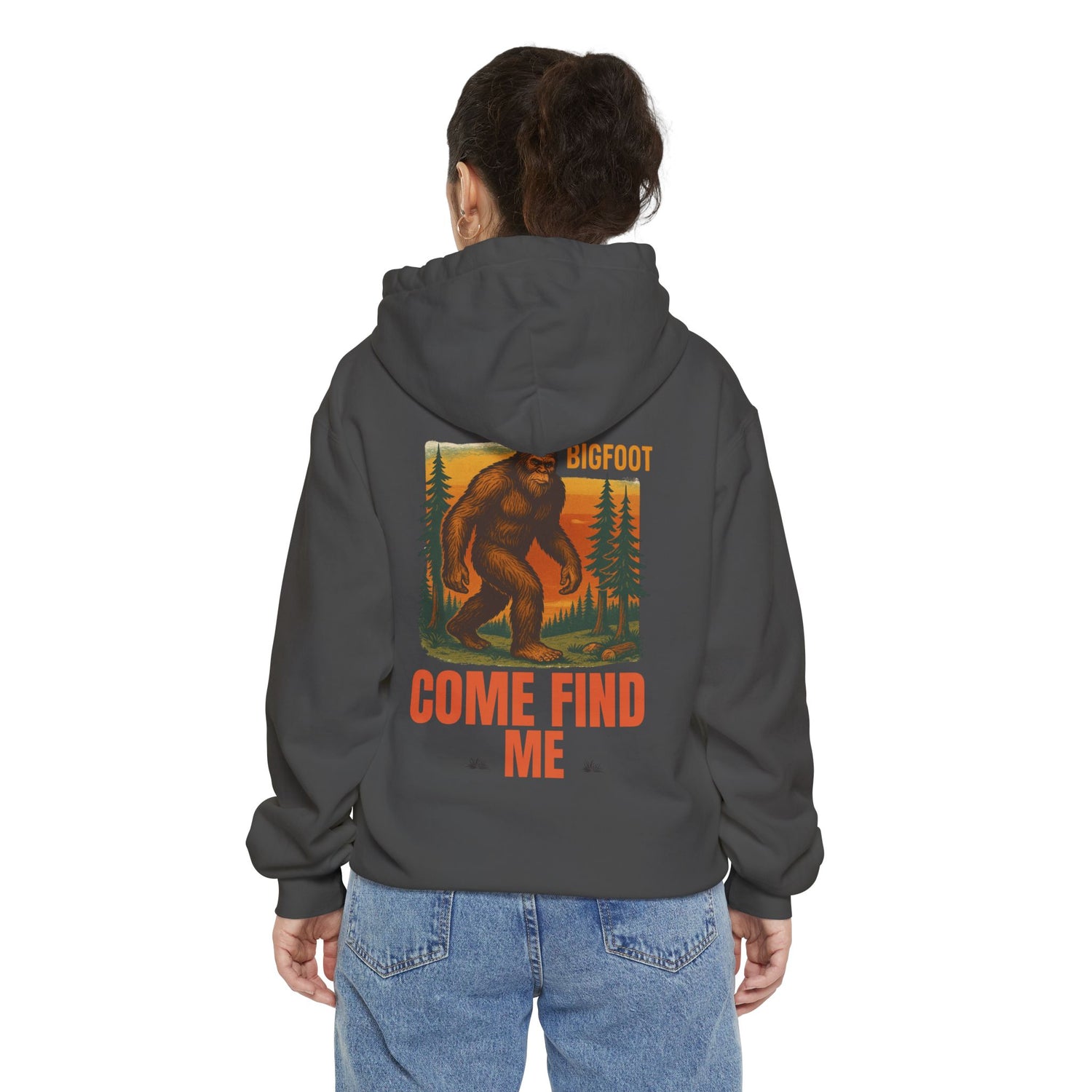 Bigfoot Come Find Me Hoodie | Unisex Garment-Dyed, Fun Wilderness Apparel, Unique Gift for Adventure Lovers, Ideal for Outdoor [...]