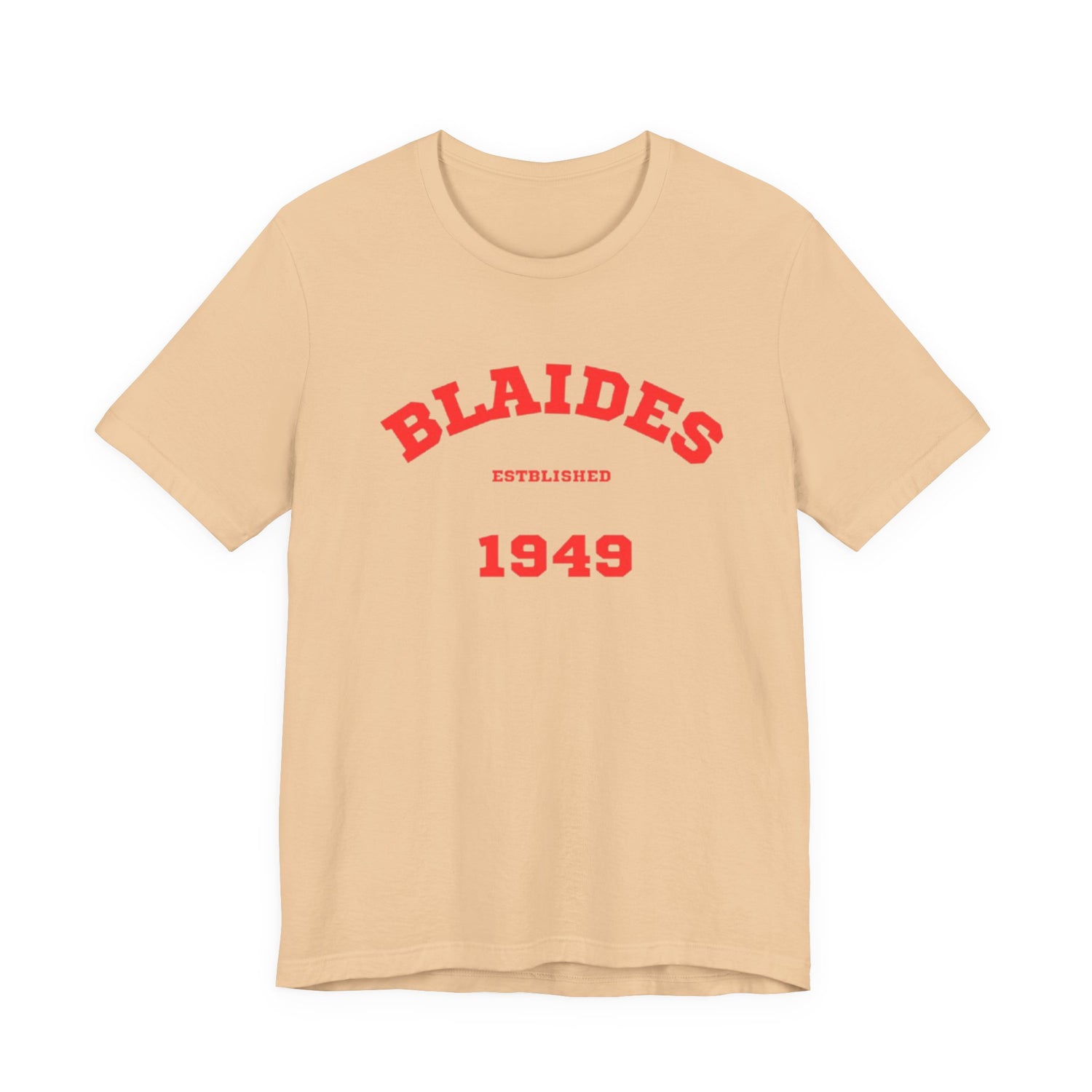 Unisex Graphic Tee - Eco-Friendly Unisex Jersey T-Shirt - Comfortable Casual Wear Tee - Blaides 1949 Printed Tee - Gift