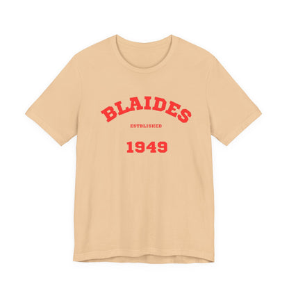 Unisex Graphic Tee - Eco-Friendly Unisex Jersey T-Shirt - Comfortable Casual Wear Tee - Blaides 1949 Printed Tee - Gift