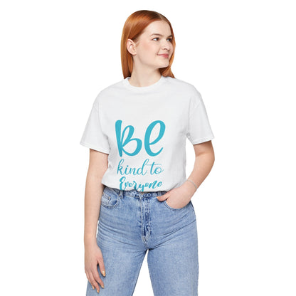 Unisex Graphic Tee – Eco-Friendly “Be Kind” Shirt for Everyday Wear