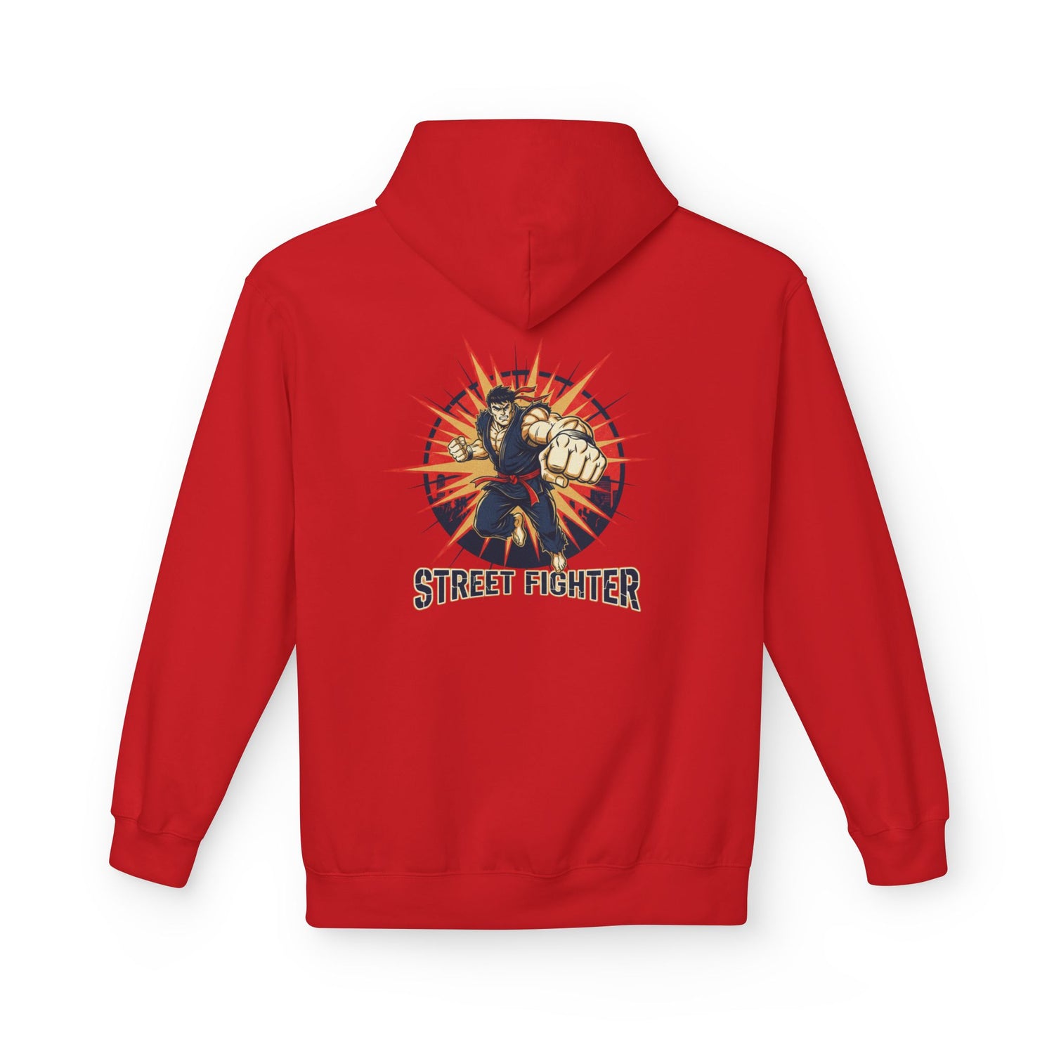 Street Fighter Fist Hoodie | Retro Arcade Fighter Design