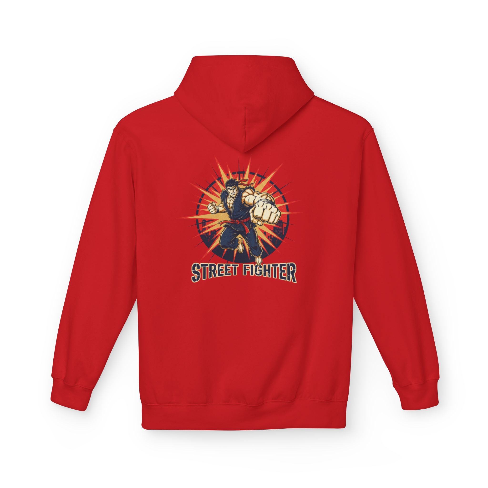 Street Fighter Fist Hoodie | Retro Arcade Fighter Design