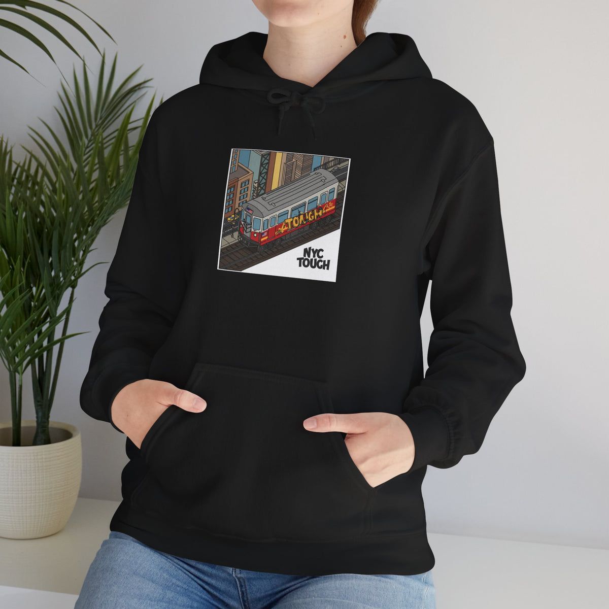NYC Tough Unisex Hoodie – Cozy Heavy Blend Sweatshirt