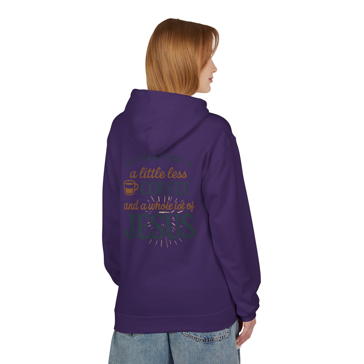 All I Need Today Is Coffee &amp; Jesus Hoodie, Inspirational Sweatshirt, [...]