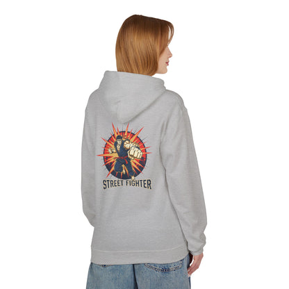 Street Fighter Fist Hoodie | Retro Arcade Fighter Design