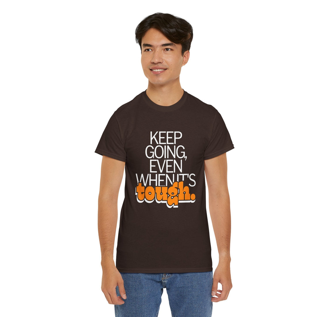 Keep Going Even Printed Tee