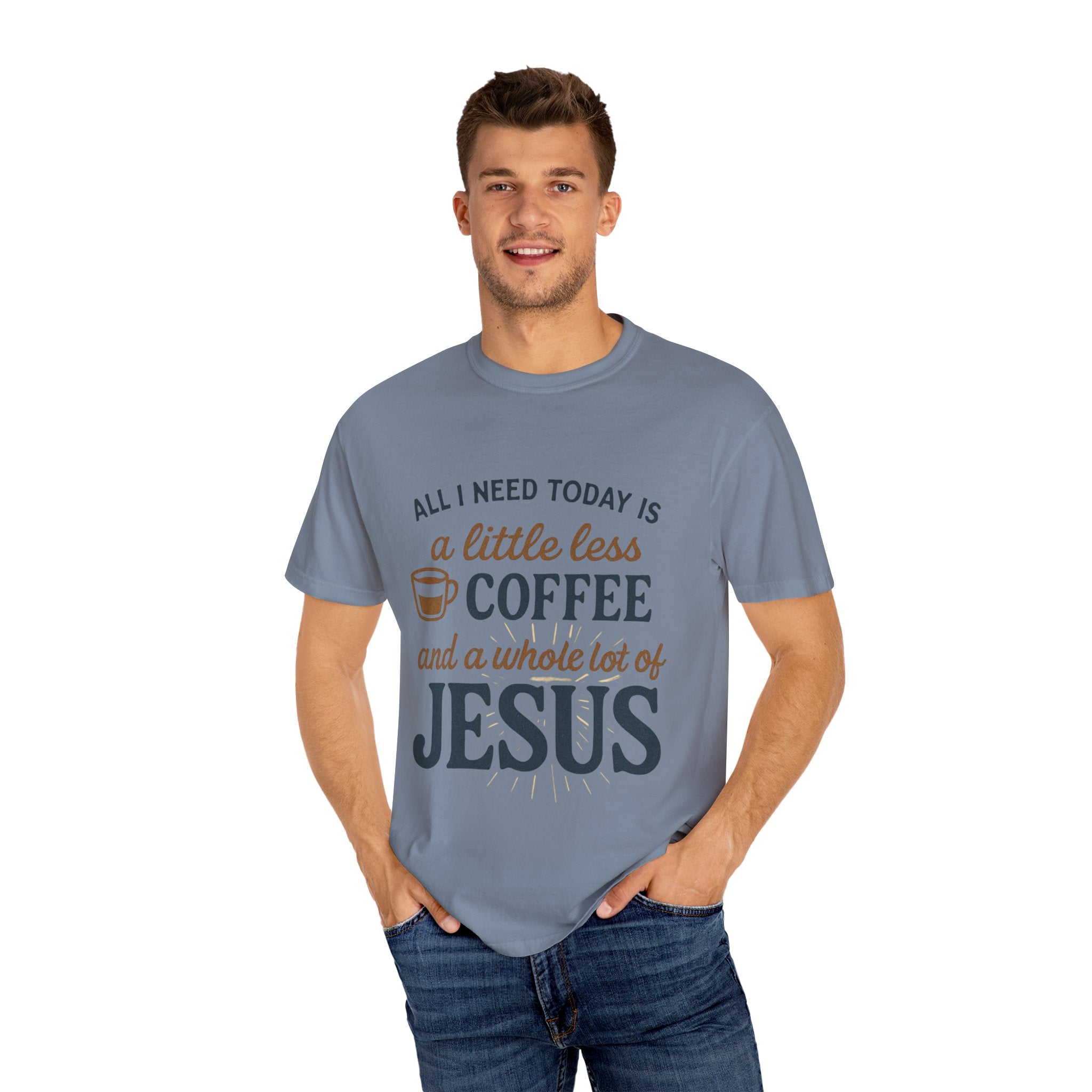 Coffee and Jesus Unisex T-Shirt, Faith-Based Gift, Relaxed Fit Tee, [...]