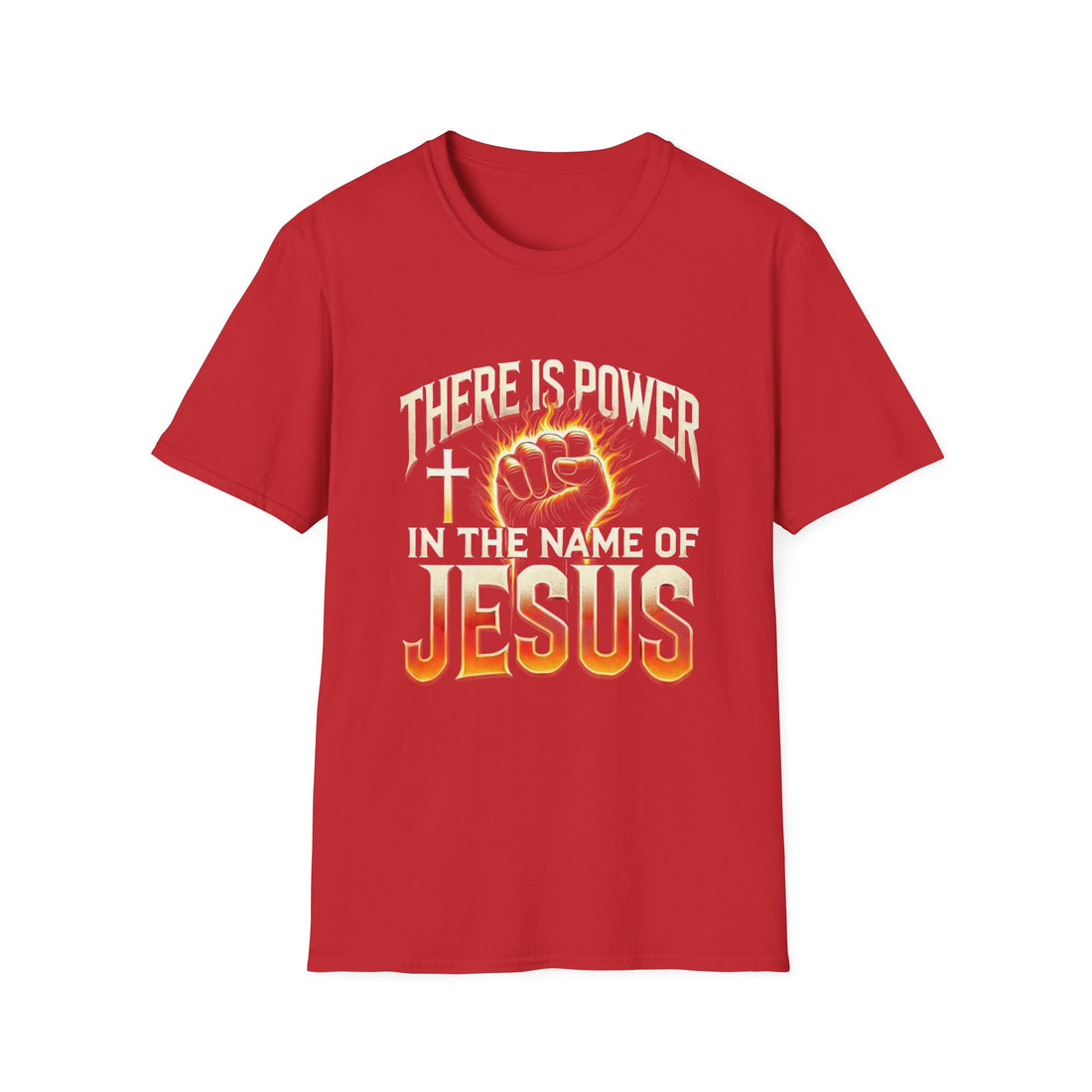 There Is Power In Jesus T-Shirt — Christian Faith Graphic Tee