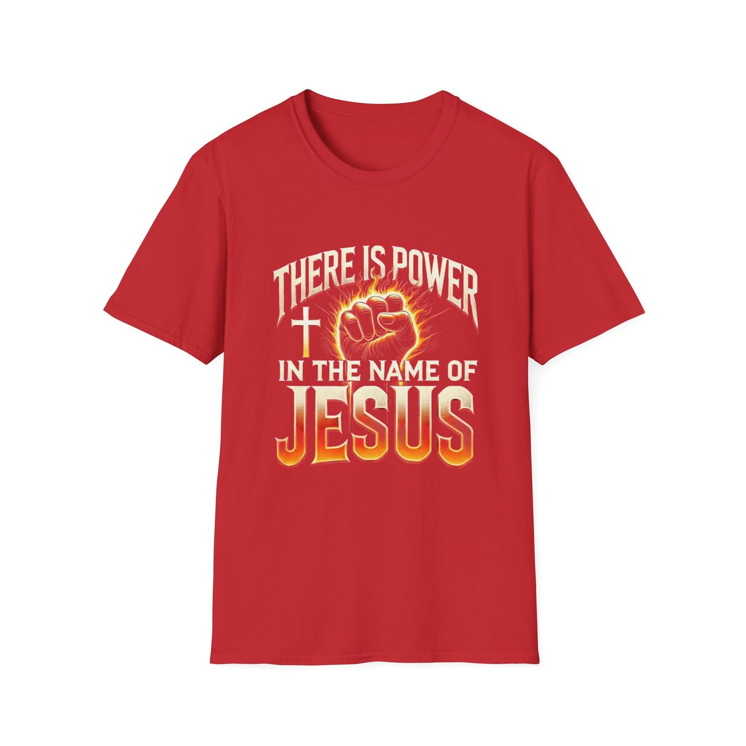 There Is Power In Jesus T-Shirt — Christian Faith Graphic Tee