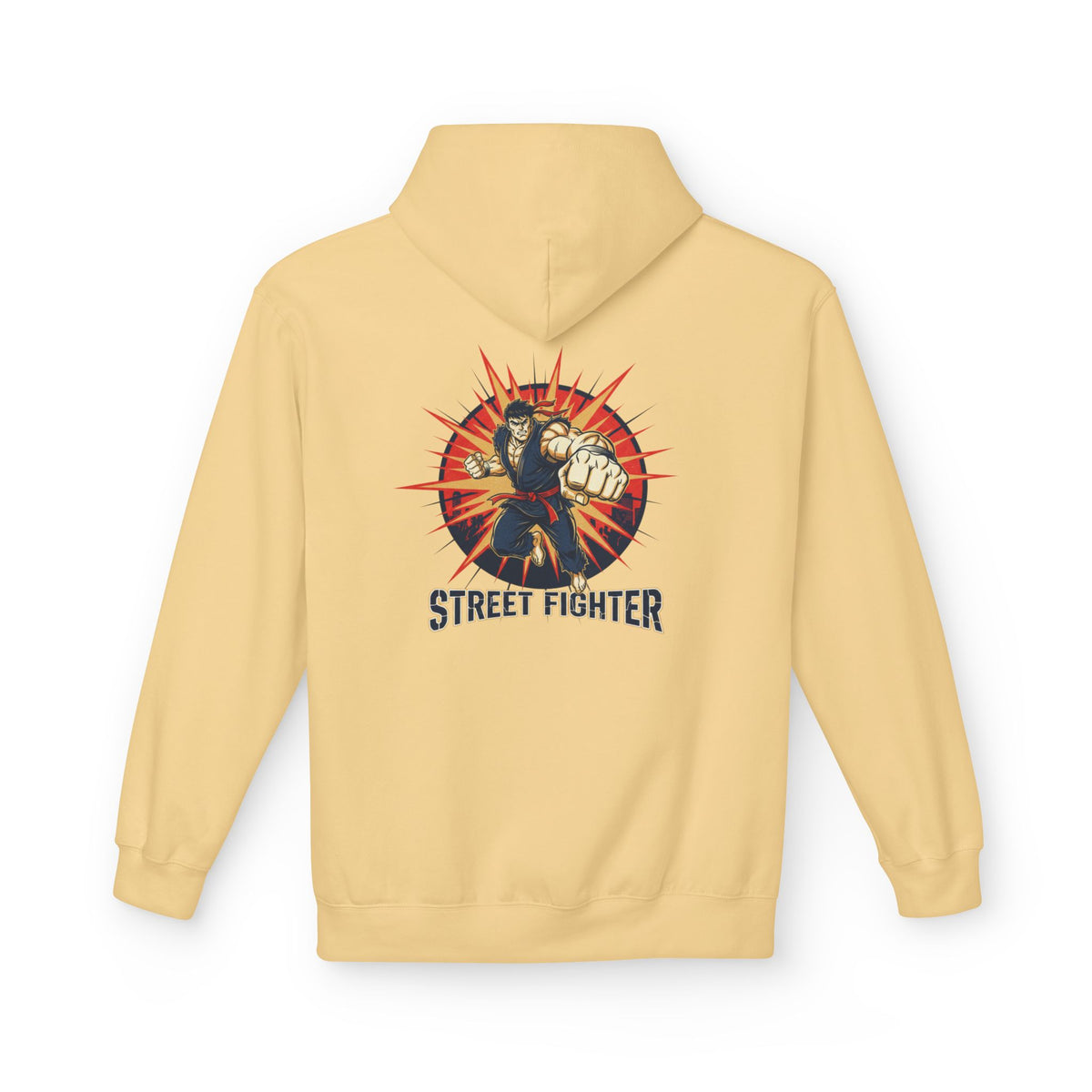 Street Fighter Fist Hoodie | Retro Arcade Fighter Design