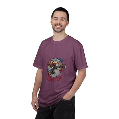 Vintage Fighter Plane illustration T-shirt | Retro Aviator Design