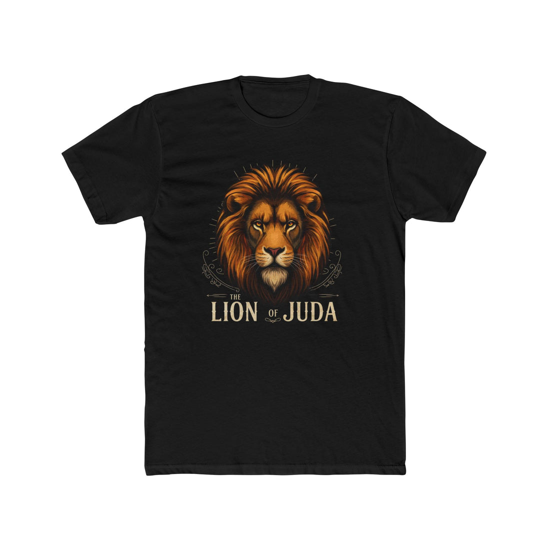 Lion of Judah Unisex Cotton Crew Tee - Inspirational Graphic T-Shirt