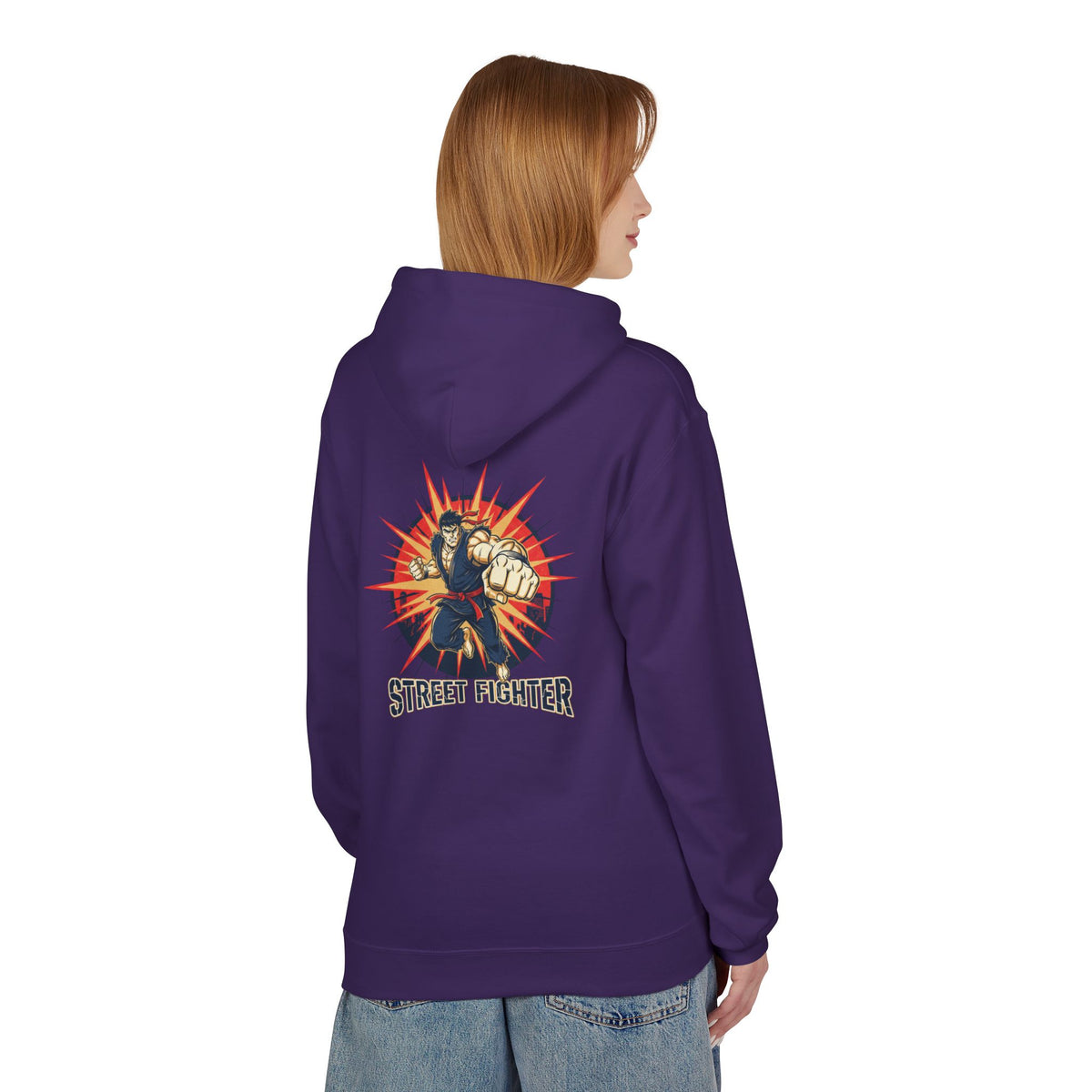 Street Fighter Fist Hoodie | Retro Arcade Fighter Design