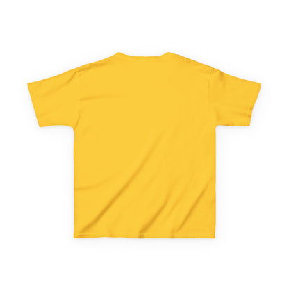 Texas Themed Kids Heavy Cotton Tee - Cute Retro Design for Young Explorers