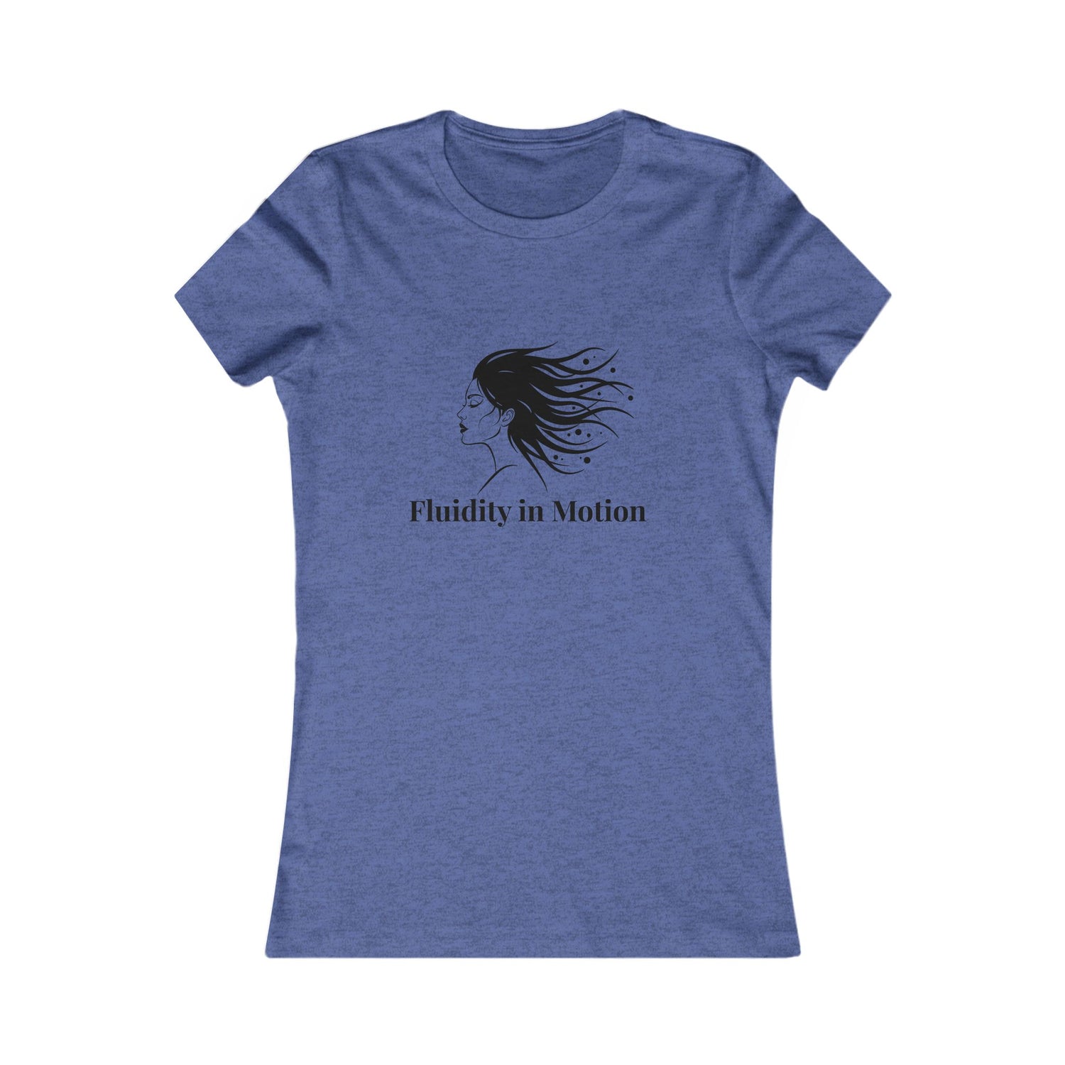 Flowing Beauty Tee - &quot;Fluidity in Motion&quot; Graphic Tee for Women