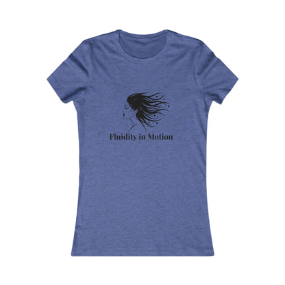 Flowing Beauty Tee - &quot;Fluidity in Motion&quot; Graphic Tee for Women