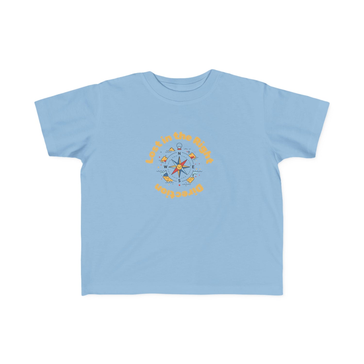 Toddler Tee — "Lost in the Right Direction" Adventure Shirt