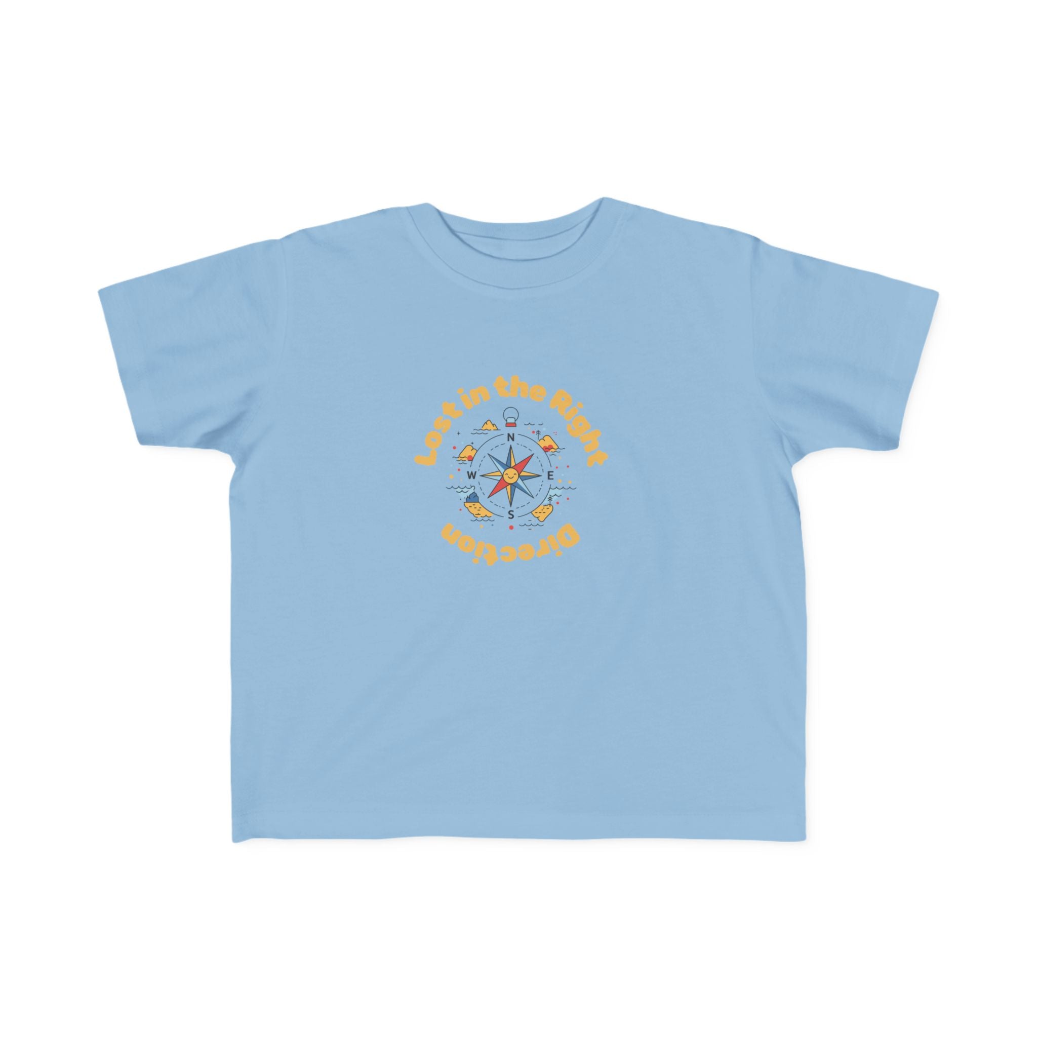 Toddler Tee — "Lost in the Right Direction" Adventure Shirt