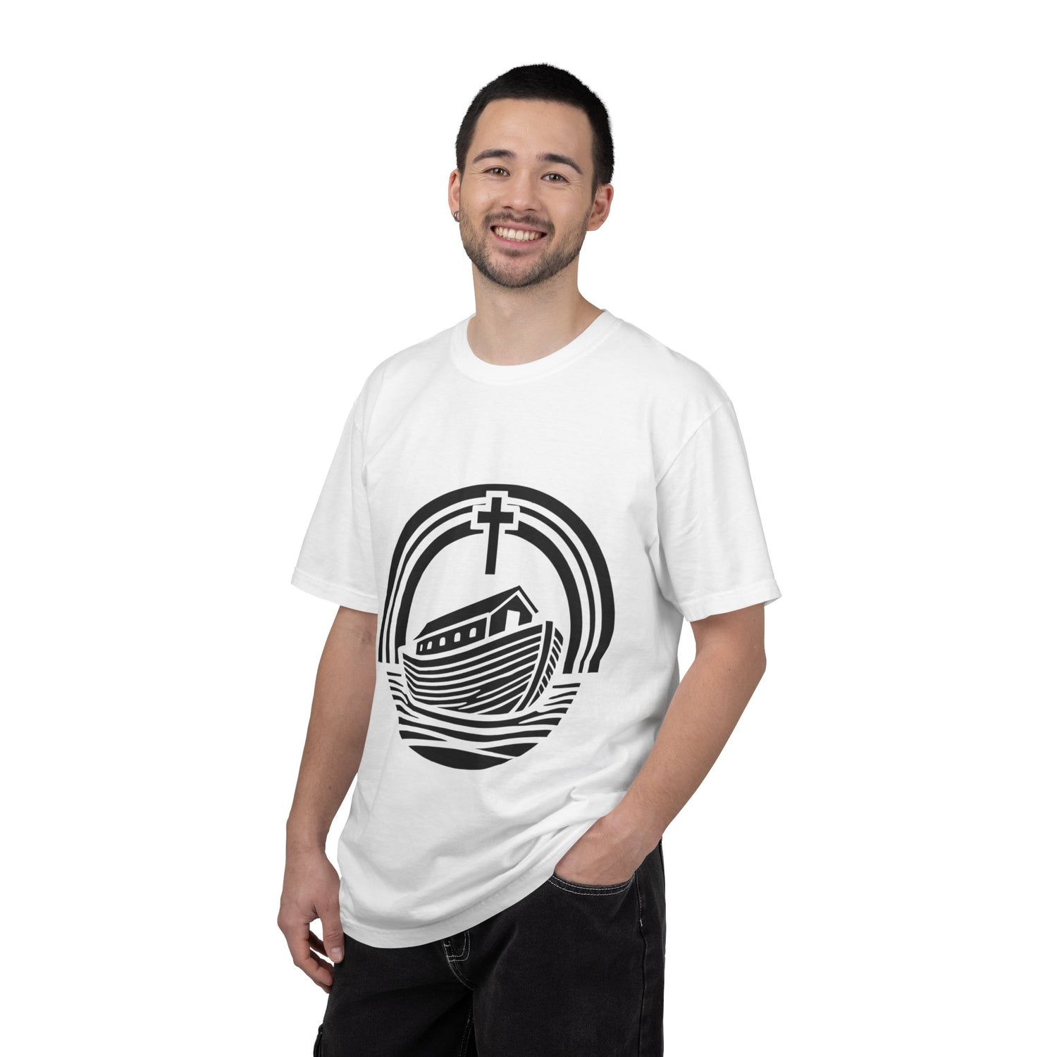 Christian Ark Graphic T-Shirt — Faith Noah&