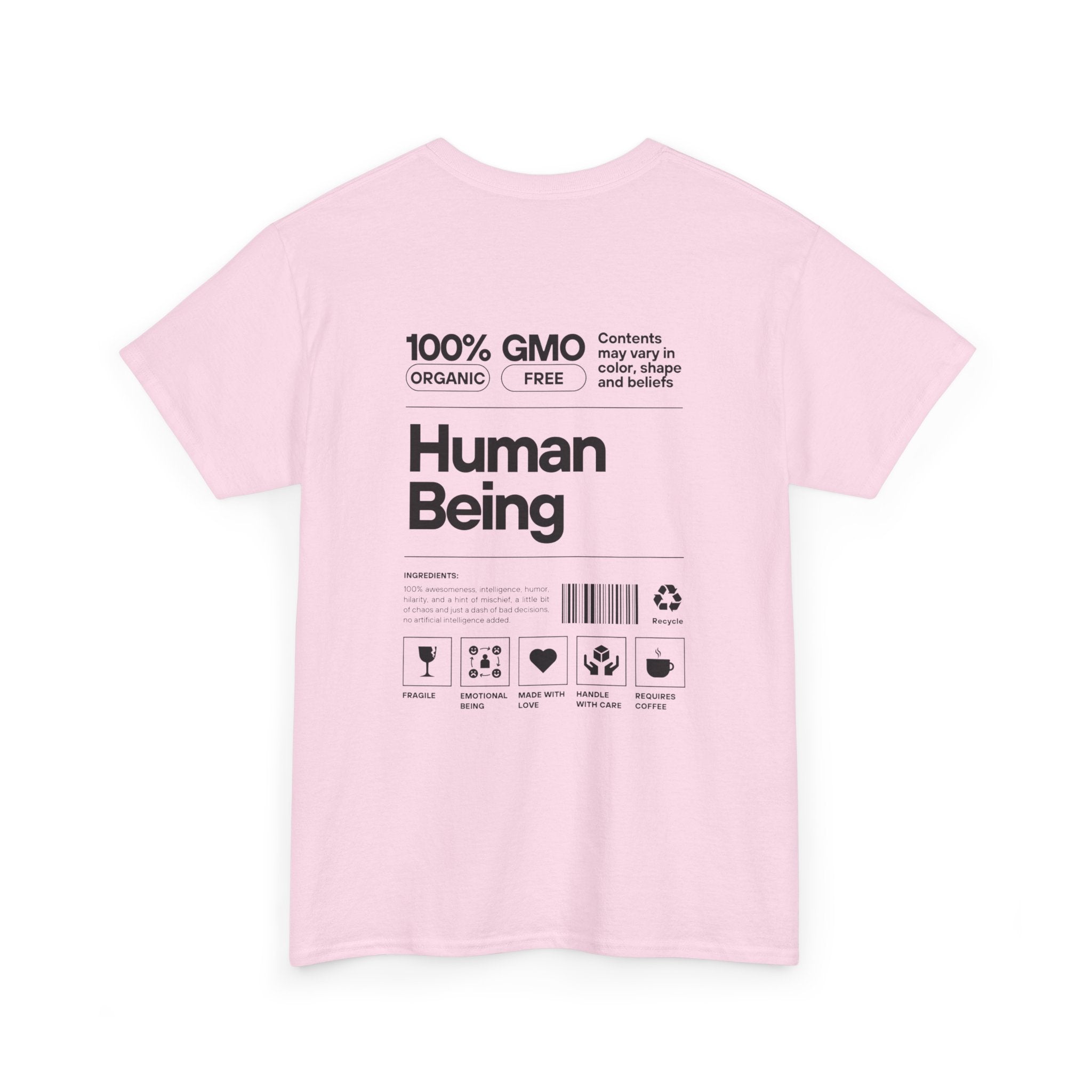 Human Being T-Shirt — 100% Organic Style Graphic Tee