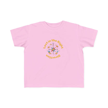 Toddler Tee — "Lost in the Right Direction" Adventure Shirt